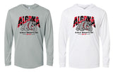 Algona Girls Wrestling '26-Paragon  Unisex Bahama Performance Hooded Long Sleeve T-Shirt | DESIGN 2