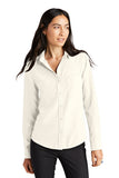 FTSB-Mercer+Mettle® Women's Stretch Crepe Long Sleeve Camp Blouse