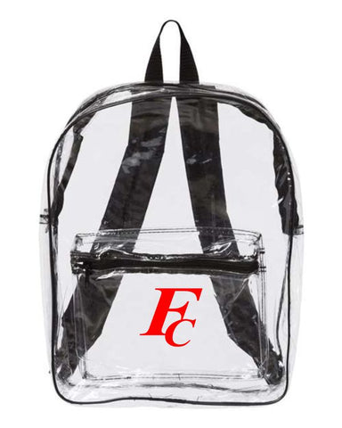 FC Staff - Clear PVC Backpack