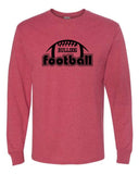 Algona Football '25 -  Dri-Power® Long Sleeve 50/50 T-Shirt | Football Design