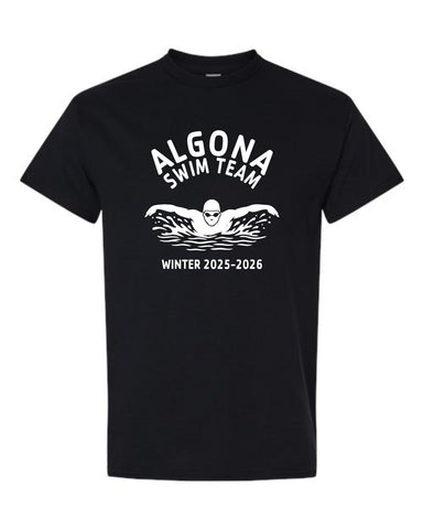 Algona Swim Team | Winter 2025 -  Gildan Short Sleeve Tee (Youth/Adult)