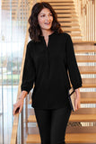 ISB - Port Authority® Ladies 3/4-Sleeve Textured Crepe Tunic