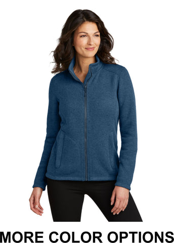 WIB Port Authority® Women's Arc Sweater Fleece Jacket