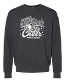 BK Basketball Cheer '25 - BELLA + CANVAS Unisex Sponge Fleece Drop Shoulder Crewneck Sweatshirt