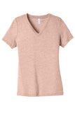 FTSB-BELLA + CANVAS - Women's Relaxed Heather CVC V-Neck Tee