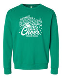 BK Basketball Cheer '25 - BELLA + CANVAS Unisex Sponge Fleece Drop Shoulder Crewneck Sweatshirt