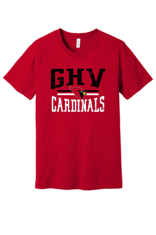 GHV Holiday '25-RED BELLA + CANVAS -Jersey Tee