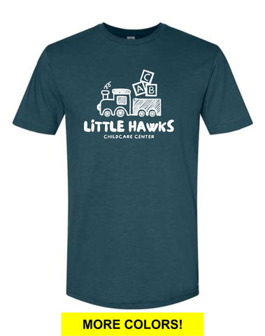 Little Hawks - Gildan - Softstyle® CVC T-Shirt | Train Design