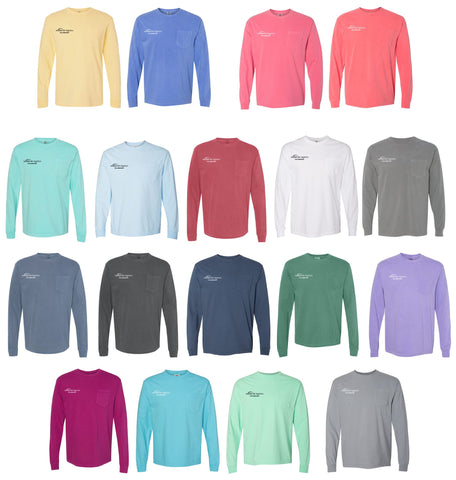 WWL -Comfort Colors - Garment-Dyed Heavyweight Long Sleeve Pocket T-Shirt