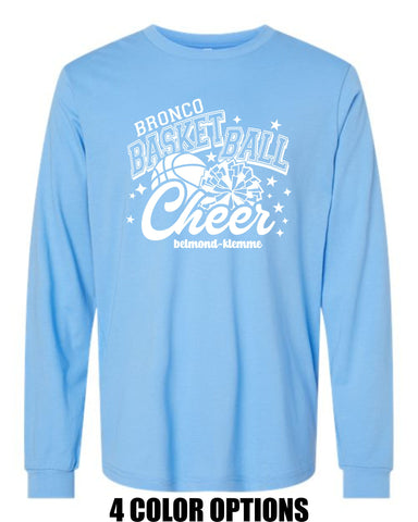 BK Basketball Cheer '25 - BELLA + CANVAS Unisex Jersey Long Sleeve Tee