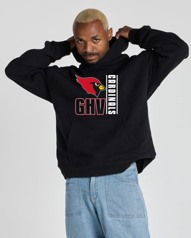 GHV Holiday '25 - BLACK Tee Styled - Blueprint Hoodie