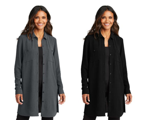 KRHC - Port Authority® Women's Textured Crepe Long Tunic