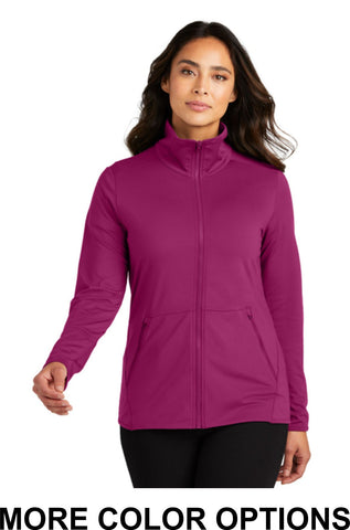 WIB Port Authority® Women's Accord Stretch Fleece Full-Zip