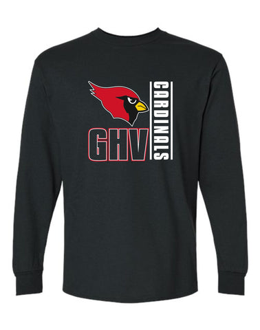 GHV Holiday'25 -BLACK  Long Sleeve Tee - Youth, Adult, Talls