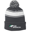 BK FALL SPIRIT 2026 - Sport-Tek® Stripe Pom Pom Beanie