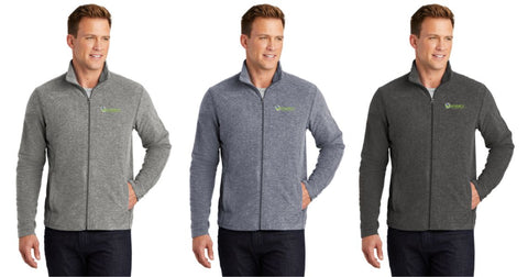 Synergy - Port Authority® Heather Microfleece Full-Zip Jacket