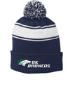 BK FALL SPIRIT 2026 - Sport-Tek® Stripe Pom Pom Beanie