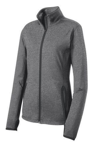 Prairie Lakes AEA - Ladies Stretch Contrast Full-Zip Jacket (True Logo)