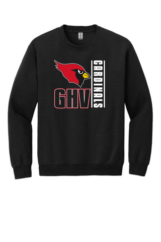 GHV Holiday '25 - BLACK Crewneck Sweatshirt -Adult, Talls