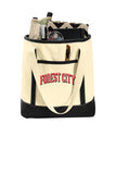 FC Fall Spirit Store 2026 -Port Authority® Large Cotton Canvas Tote | Gingham