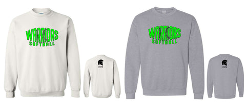Warriors Softball '25 - Gildan Crewneck Sweatshirt