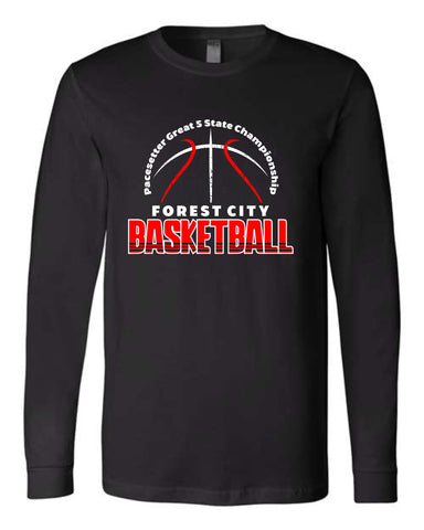 FC Basketball Pacesetter '25 - Bella+Canvas Long Sleeve Jersey Tee