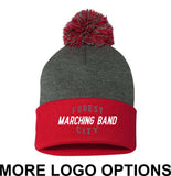 FC Marching Band ‘25- 12" Pom-Pom Cuffed Beanie