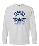 Algona Swim Team | Winter 2025 -  Gildan Long Sleeve Tee (Youth/Adult)