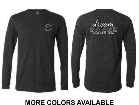 Dream Barre -  Bella+Canvas Long Sleeve Tee (True Logo)