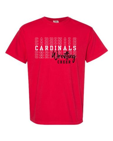 GHV Wrestling Cheer '25 -  Comfort Colors Unisex Garment-Dyed Heavyweight T-Shirt