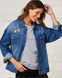 MV Cheer Adult Denim Jacket | Cheer Mom