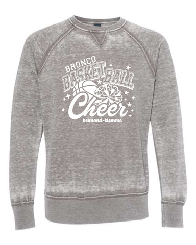 BK Basketball Cheer '25 - J. America Men's Vintage Zen Fleece Crewneck Sweatshirt
