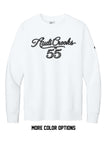 A.Crooks - Nike Club Fleece Sleeve Swoosh Crew | BW AC Rope