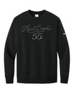 A.Crooks - Nike Club Fleece Sleeve Swoosh Crew | BW AC Rope