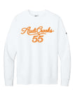A.Crooks - Nike Club Fleece Sleeve Swoosh Crew | Orange AC Rope