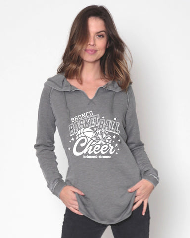 BK Basketball Cheer '25 - Women's Tunic Hoodie