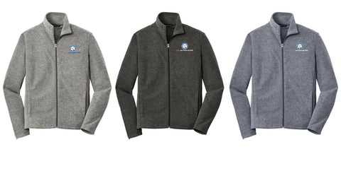 SPI-Port Authority® Heather Microfleece Full-Zip Jacket