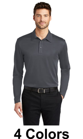 NI Staff - Port Authority® Silk Touch™ Performance Long Sleeve Polo