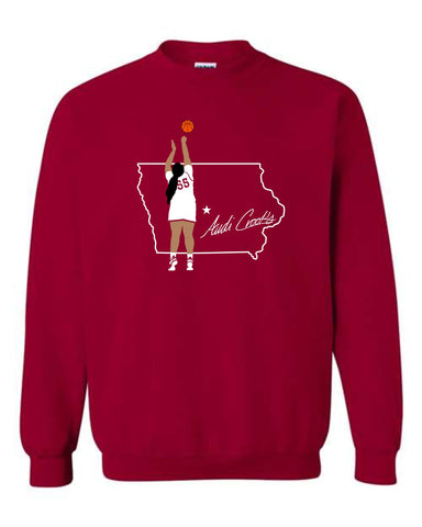 A.C. - Cardinal Crew Sweatshirt | Audi Shooting Basketball