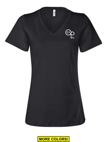 Ex Op Staff - BELLA + CANVAS Women’s Relaxed Jersey V-Neck Tee