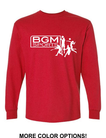 BGM Sports - Gildan Long Sleeve Tee (Youth/Adult)