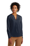FTSB - Brooks Brothers® Women’s Open-Neck Satin Blouse