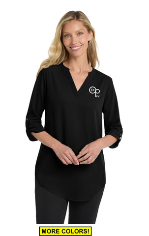 Ex Op Staff - Port Authority® Women's 3/4-Sleeve Tunic Blouse