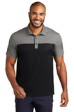 WIB Port Authority® Fine Pique Blend Blocked Polo