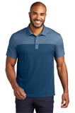 WIB Port Authority® Fine Pique Blend Blocked Polo