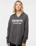 BK Spirit Store - Women’s Lightweight California Wave Wash Hooded Sweatshirt | BRONCOS