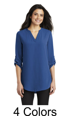 NI  Staff - Ladies 3/4-Sleeve Tunic Blouse