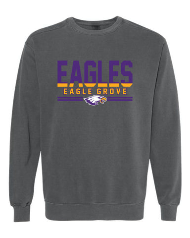 EG Spirit Store '25 - Comfort Colors Unisex Garment-Dyed Crewneck Sweatshirt | Lines