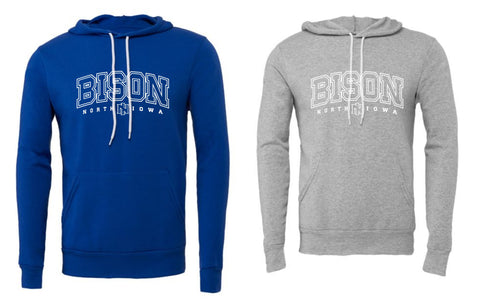 NI Holiday 2025 - BELLA + CANVAS - Sponge Fleece Hoodie | Design 2