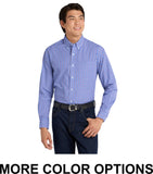 WIB Port Authority® Long Sleeve Gingham Easy Care Shirt